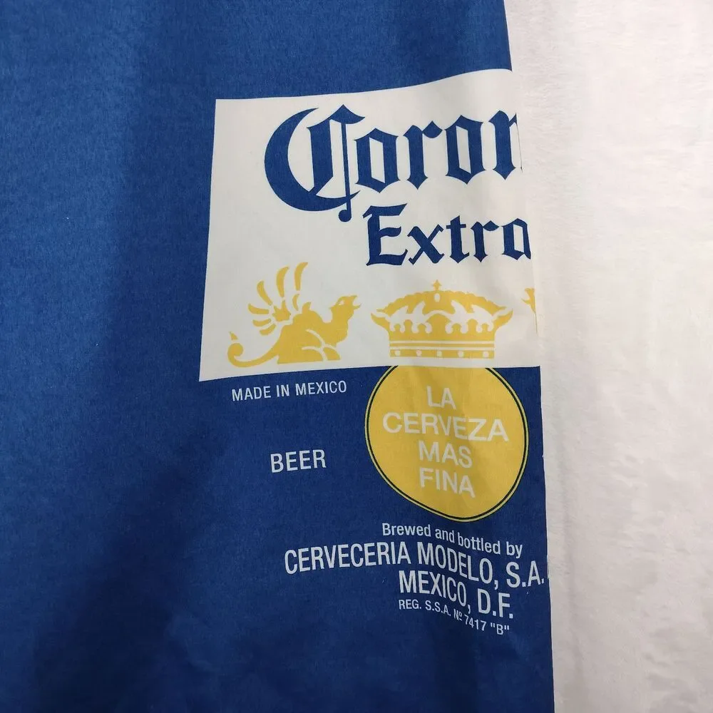 Corona Beer Board Shorts Mens Size 2XL 38 Blue White Colorblock Swim Suit VTG